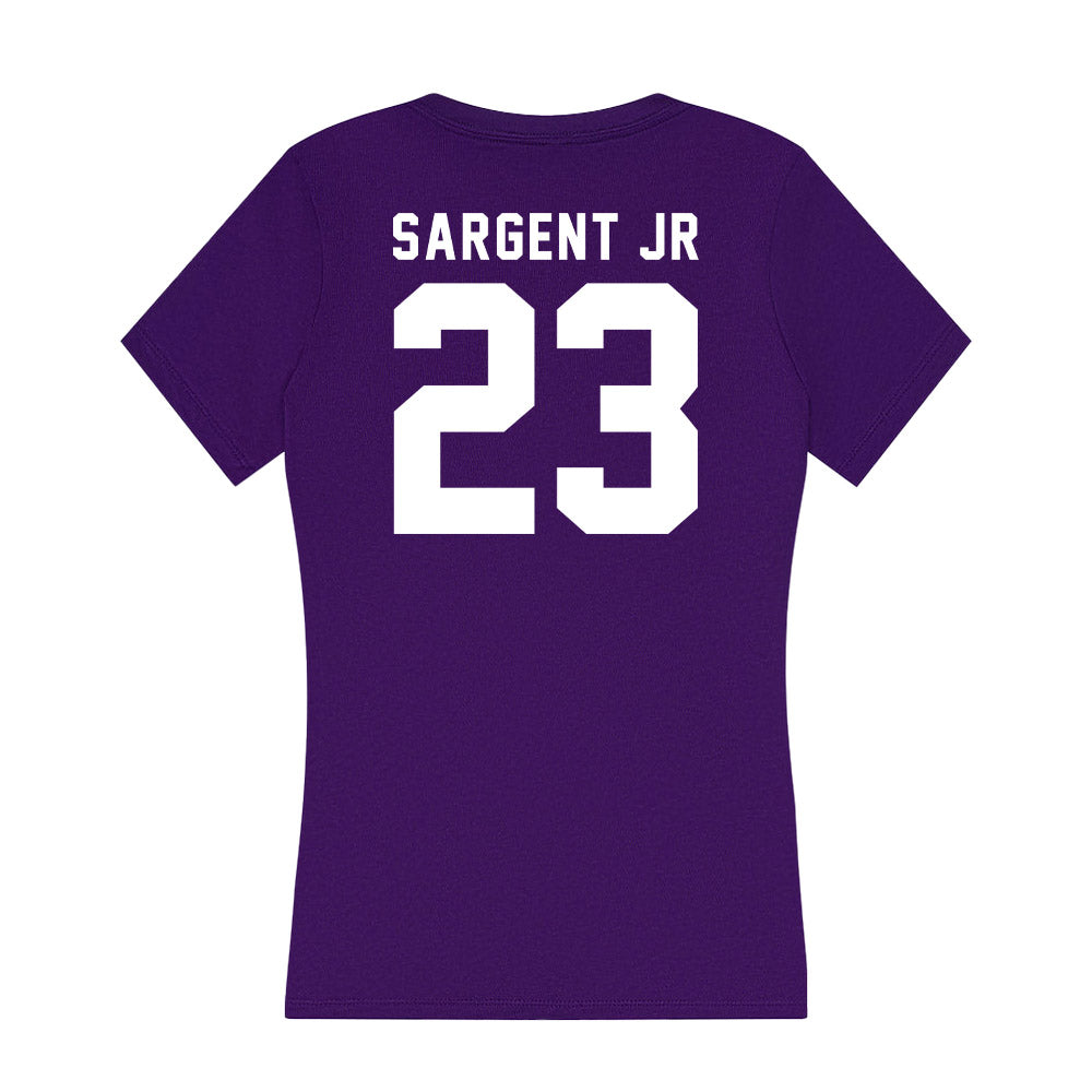 Tarleton State - NCAA Football : Adrian Sargent Jr - Women's V-Neck T-Shirt-1
