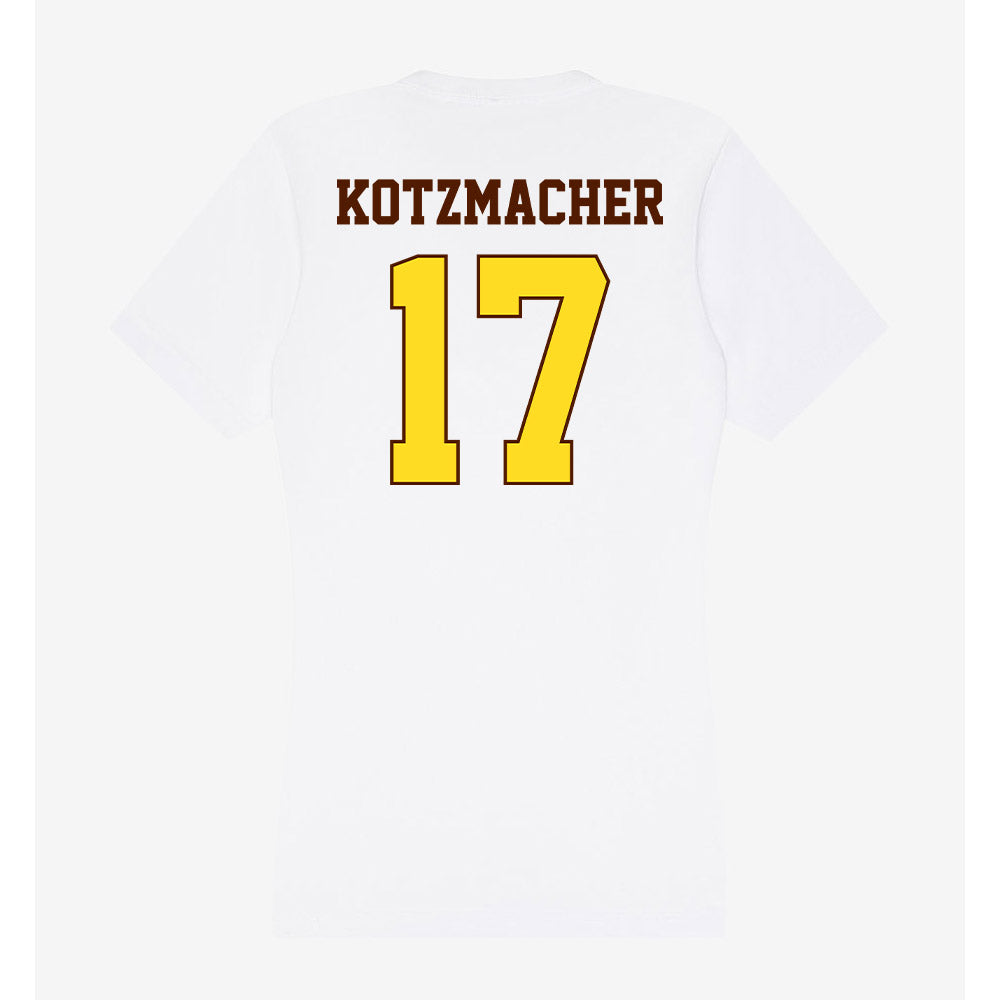 Western Michigan - NCAA Softball : Kendall Kotzmacher - Women's V-Neck T-Shirt-1
