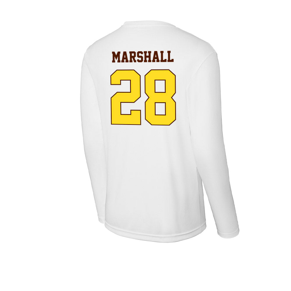 Western Michigan - NCAA Baseball : Trevor Marshall - Activewear Long Sleeve T-Shirt-1