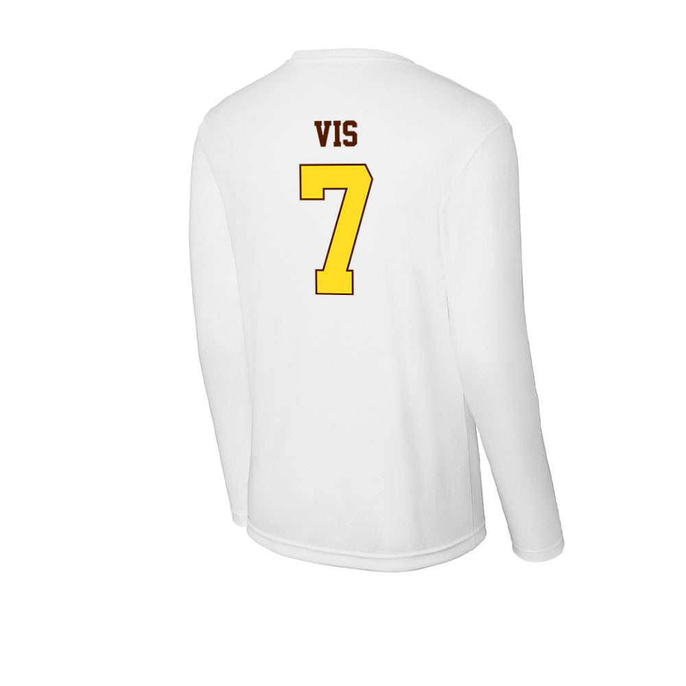 Western Michigan - NCAA Men's Basketball : Carson Vis - Activewear Long Sleeve T-Shirt-1