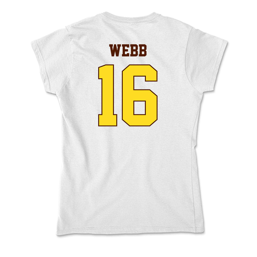 Western Michigan - NCAA Football : Corey Webb - Soft Style Women’s T-Shirt-1