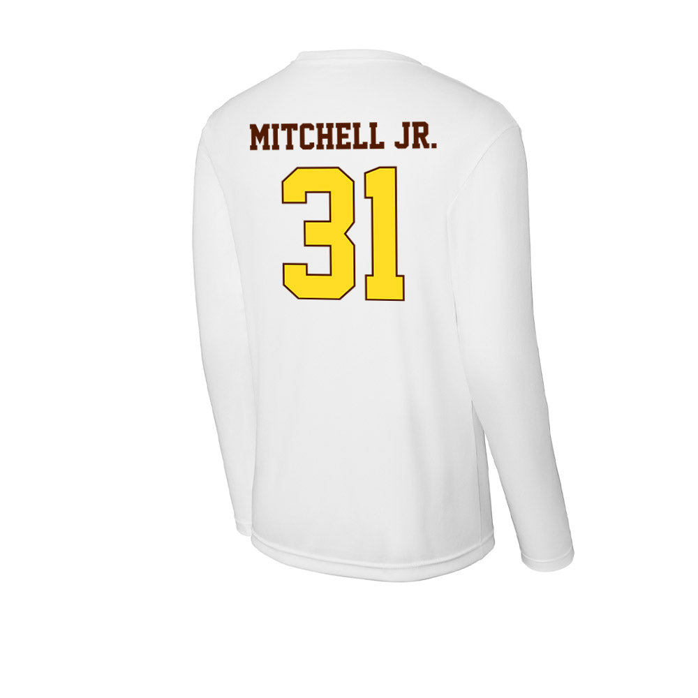 Western Michigan - NCAA Football : Carlos Mitchell Jr. - Activewear Long Sleeve T-Shirt-1