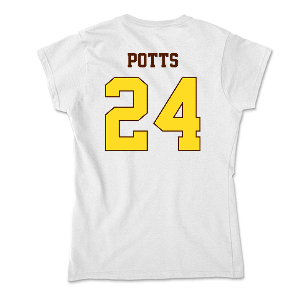 Western Michigan - NCAA Softball : Hannah Potts - Soft Style Women’s T-Shirt-1