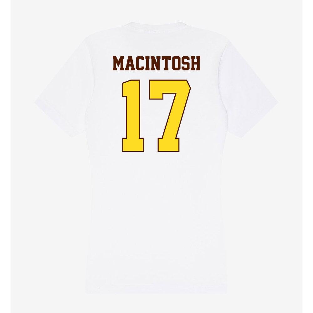 Western Michigan - NCAA Women's Volleyball : Lizzie MacIntosh - Women's V-Neck T-Shirt-1