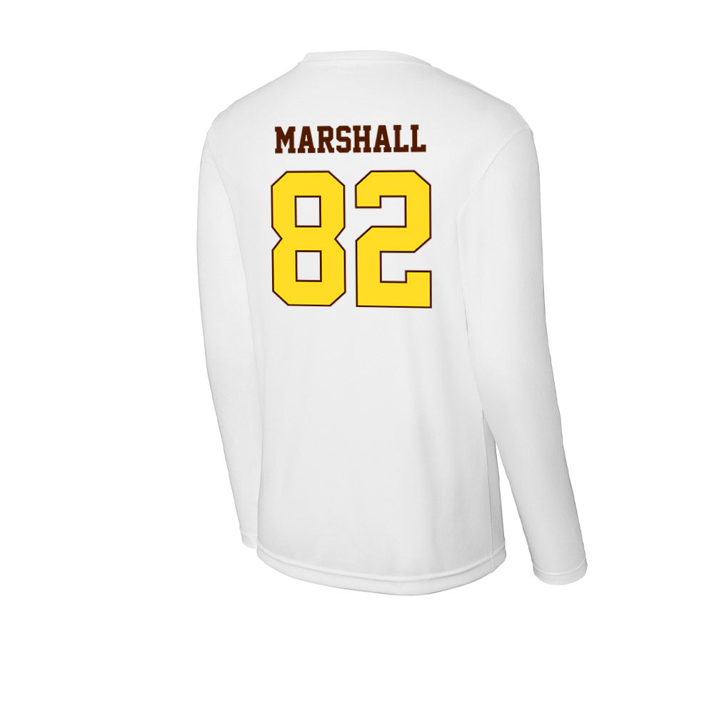Western Michigan - NCAA Football : Terence Marshall - Activewear Long Sleeve T-Shirt-1