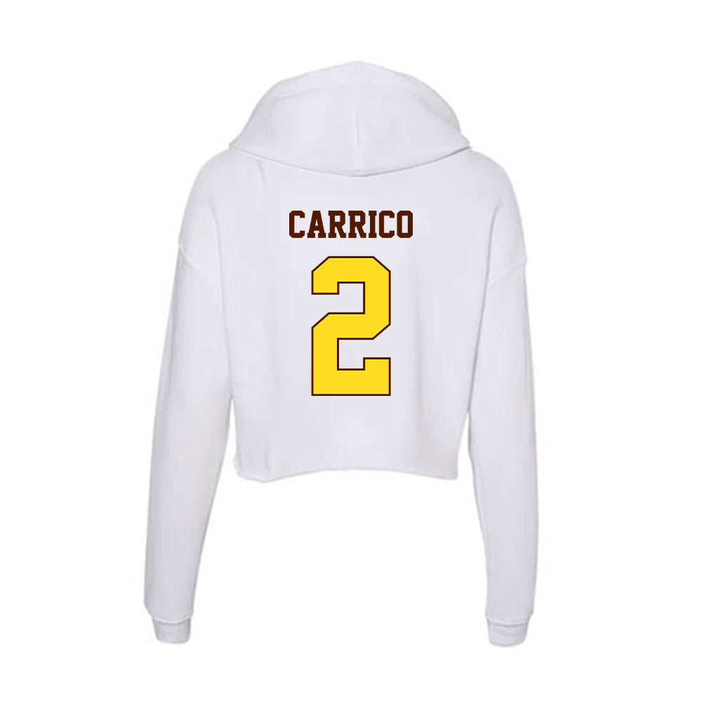 Western Michigan - NCAA Women's Soccer : Kate Carrico - Women's Crop Fleece Hoodie-1