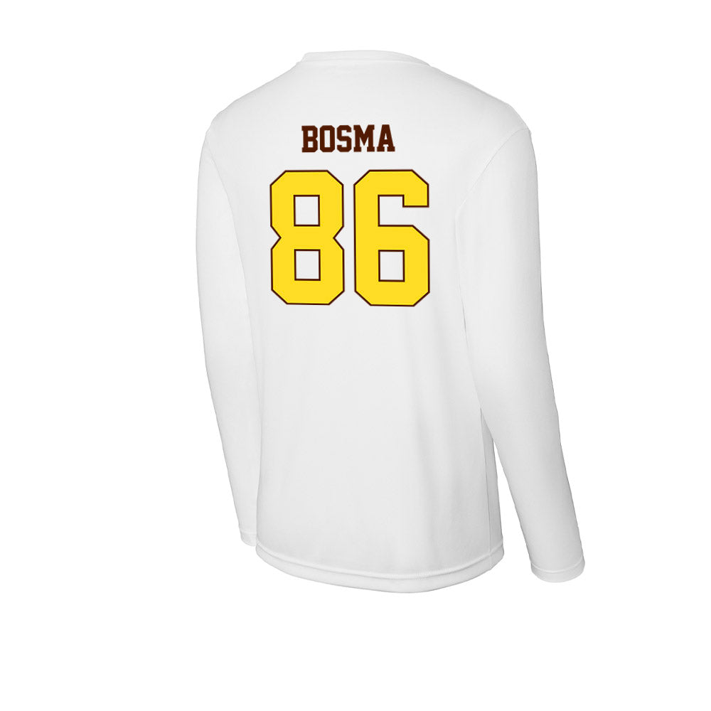 Western Michigan - NCAA Football : Blake Bosma - Activewear Long Sleeve T-Shirt-1