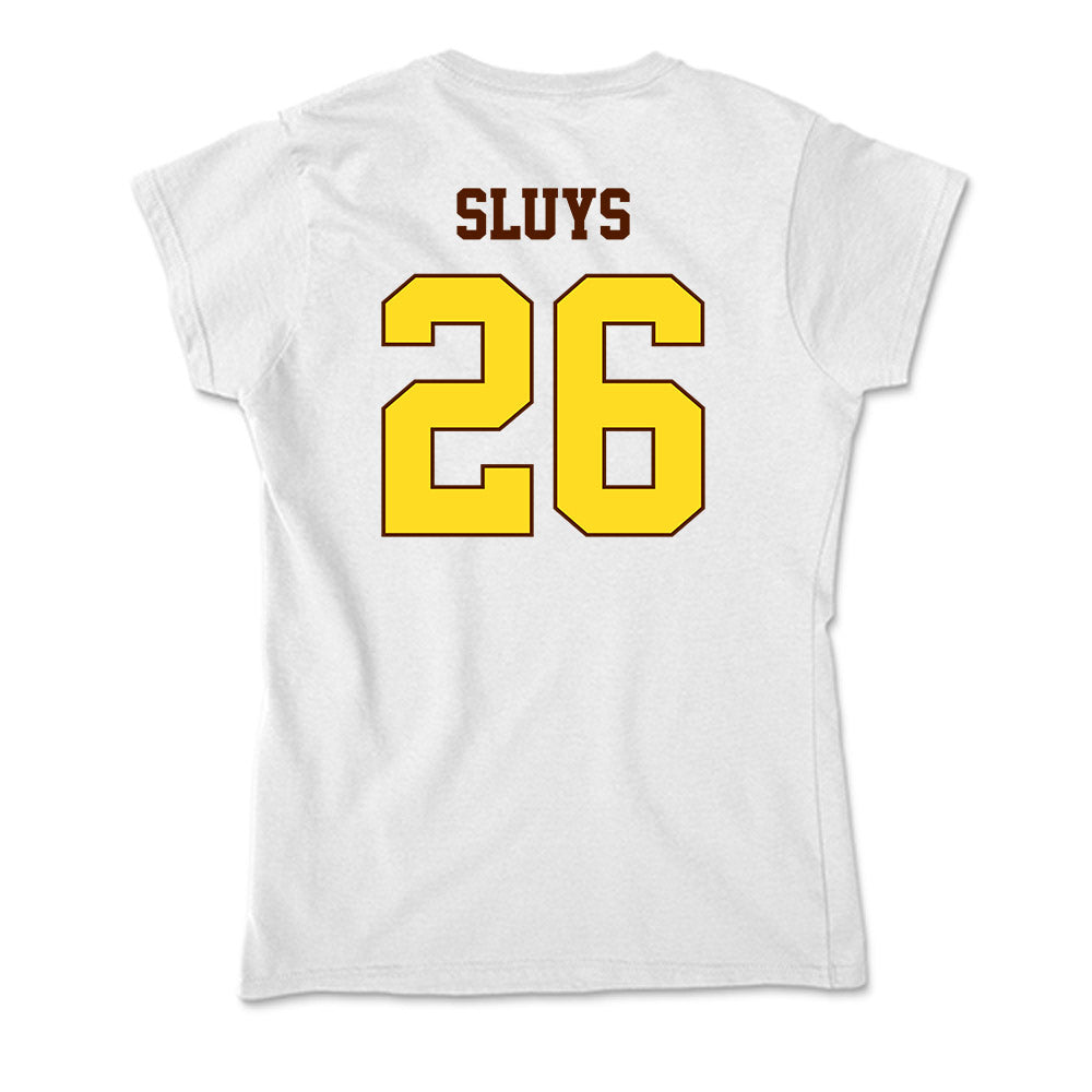 Western Michigan - NCAA Men's Ice Hockey : Jamison Sluys - Soft Style Women’s T-Shirt-1