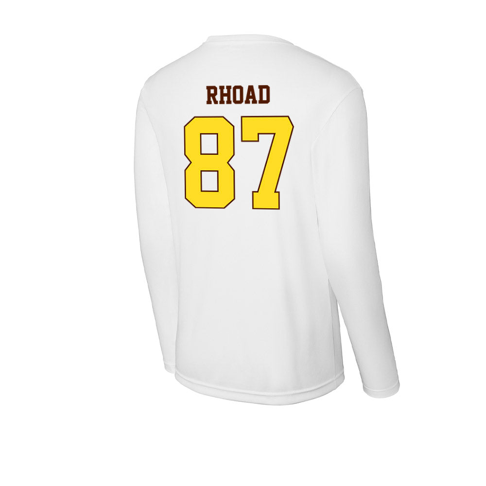 Western Michigan - NCAA Football : Brady Rhoad - Activewear Long Sleeve T-Shirt-1