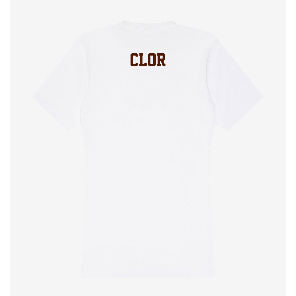 Western Michigan - NCAA Women's Cross Country : Madison Clor - Women's V-Neck T-Shirt-1