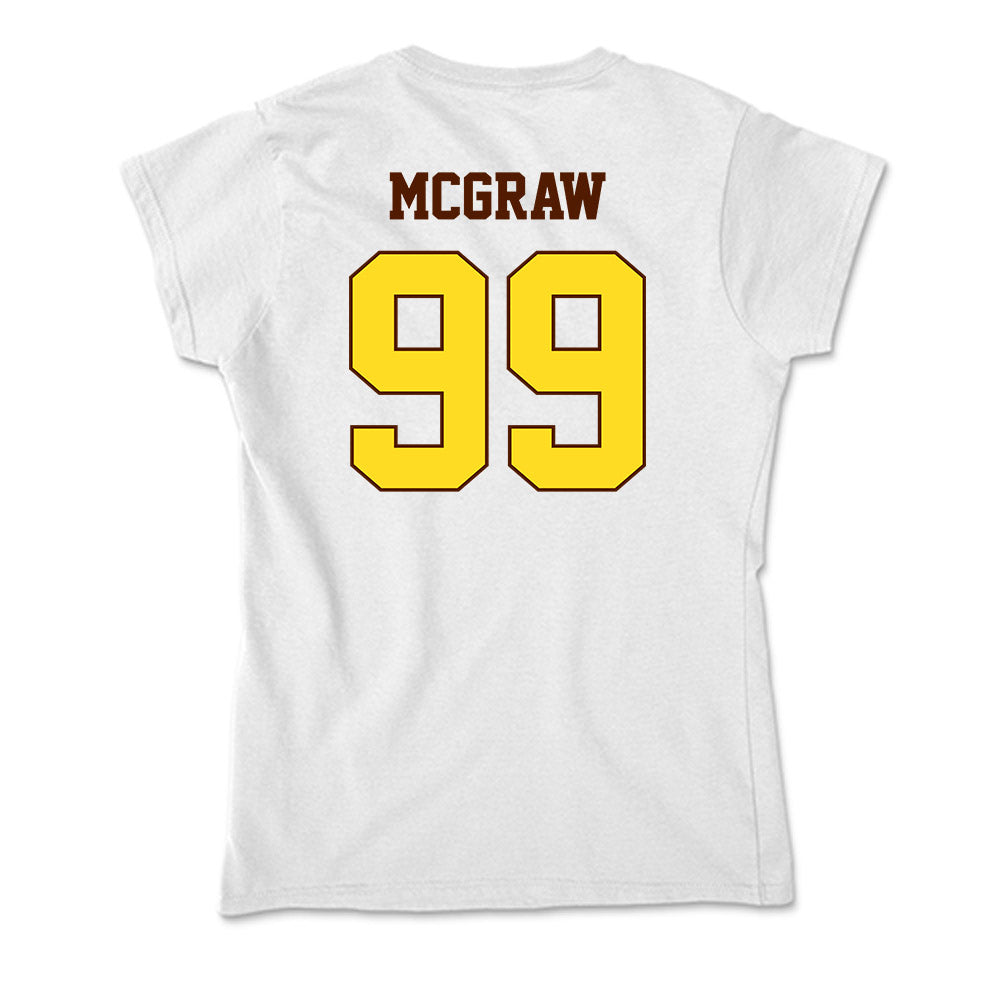 Western Michigan - NCAA Football : Rodney McGraw - Soft Style Women’s T-Shirt-1
