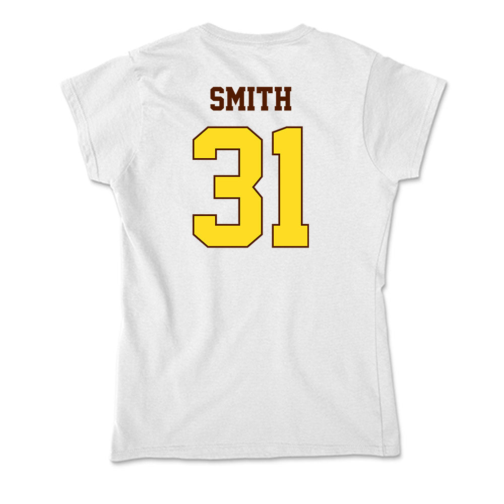 Western Michigan - NCAA Football : Hunter Smith - Soft Style Women’s T-Shirt-1