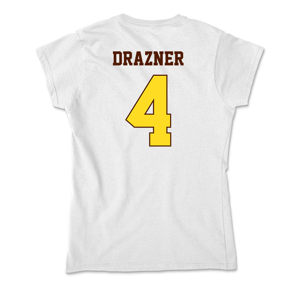 Western Michigan - NCAA Men's Ice Hockey : Robby Drazner - Soft Style Women’s T-Shirt-1