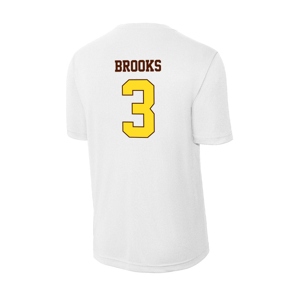Western Michigan - NCAA Football : Baylin Brooks - Activewear T-Shirt-1