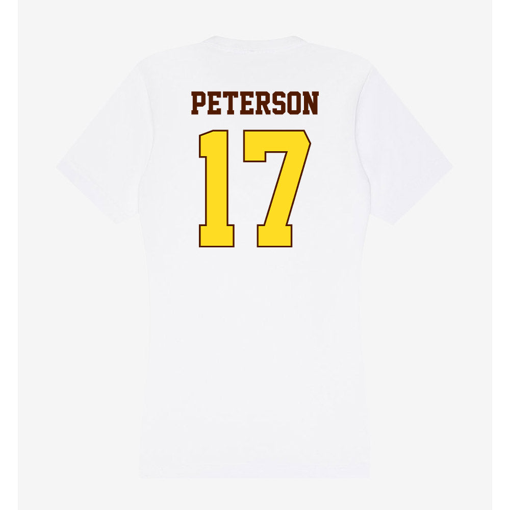 Western Michigan - NCAA Women's Soccer : Laney Peterson - Women's V-Neck T-Shirt-1