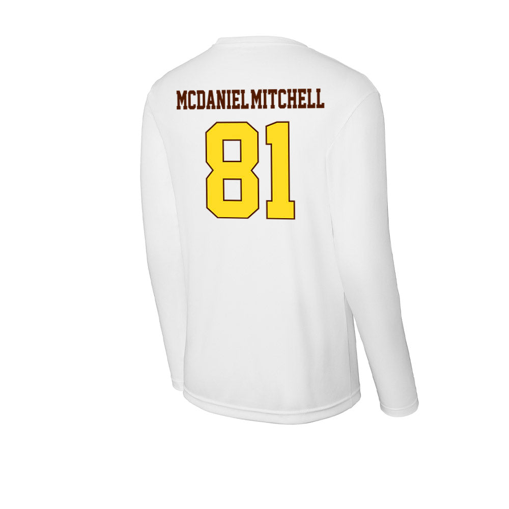 Western Michigan - NCAA Football : Earnest McDaniel-Mitchell - Activewear Long Sleeve T-Shirt-1