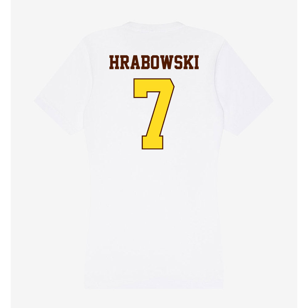 Western Michigan - NCAA Football : Mareyohn Hrabowski - Women's V-Neck T-Shirt-1