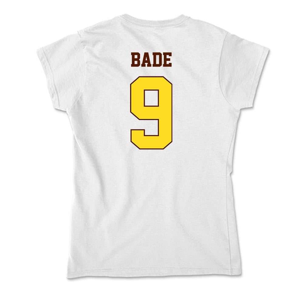 Western Michigan - NCAA Men's Ice Hockey : Zach Bade - Soft Style Women’s T-Shirt-1