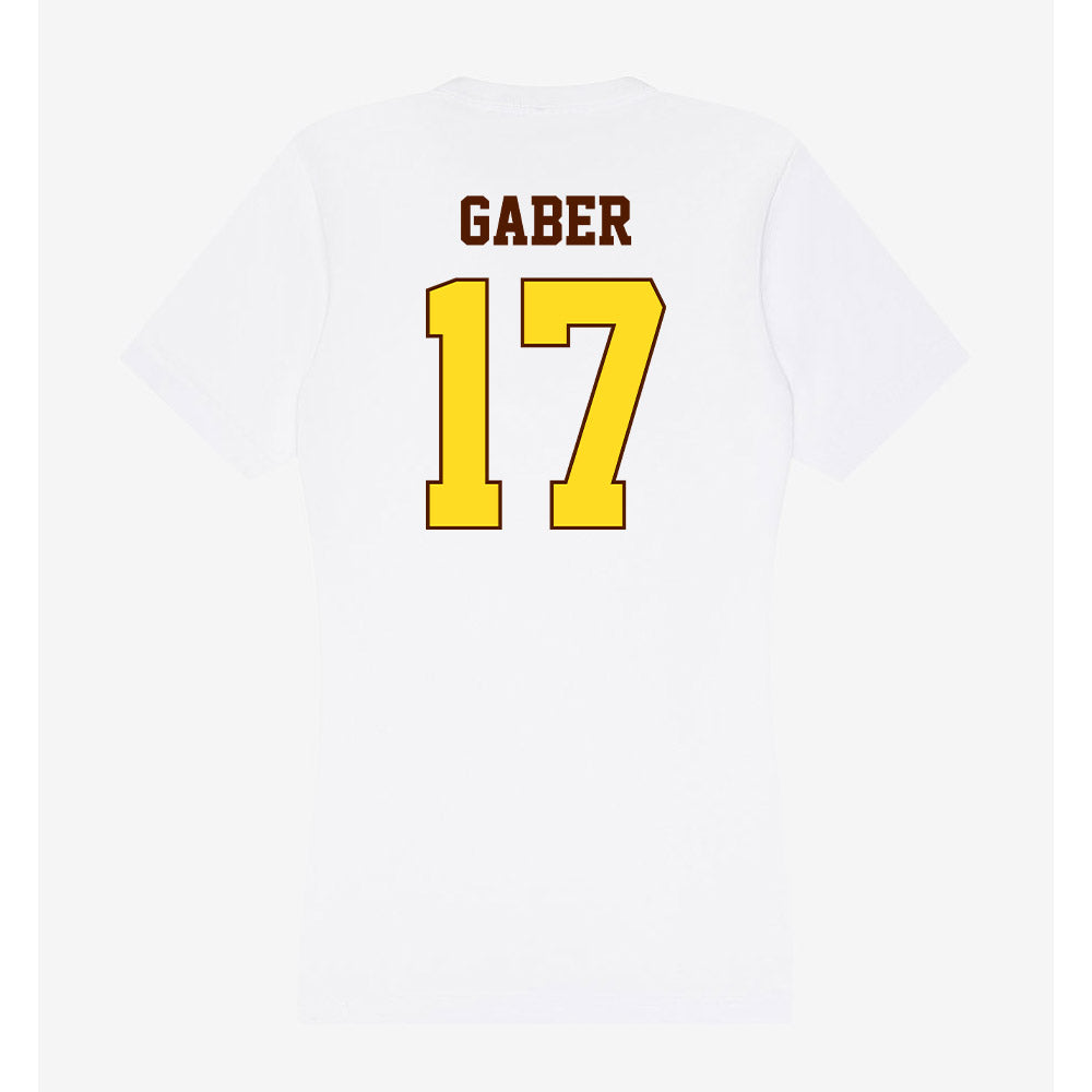Western Michigan - NCAA Baseball : Reese Gaber - Women's V-Neck T-Shirt-1