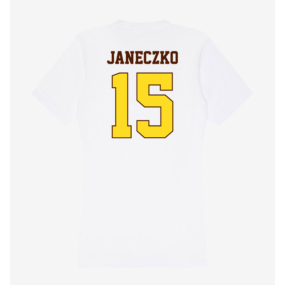 Western Michigan - NCAA Softball : Liliana Janeczko - Women's V-Neck T-Shirt-1