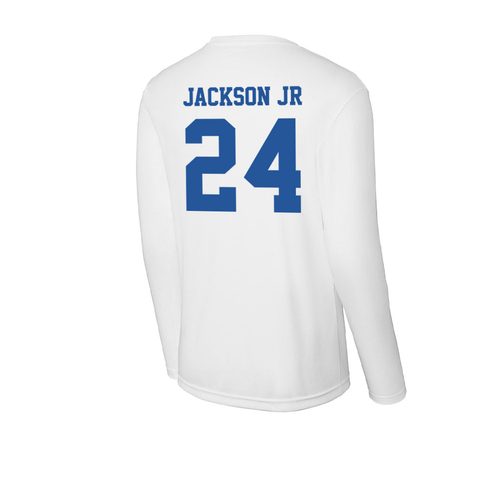 Hampton - NCAA Football : Andre Jackson Jr - Activewear Long Sleeve T-Shirt-1