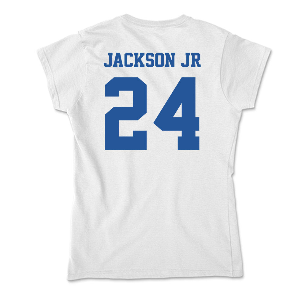 Hampton - NCAA Football : Andre Jackson Jr - Soft Style Women’s T-Shirt-1