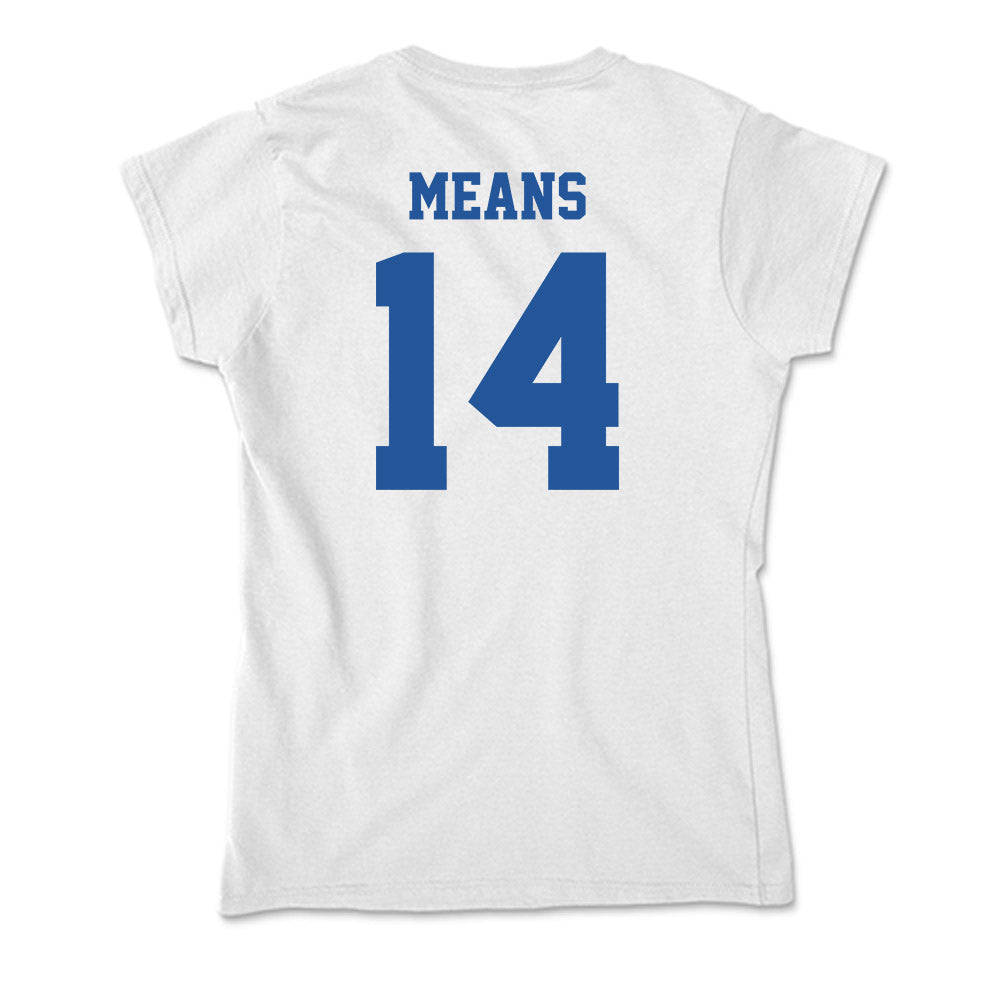 Hampton - NCAA Football : Nare Means - Soft Style Women’s T-Shirt-1