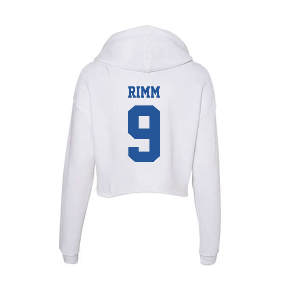 Hampton - NCAA Women's Volleyball : Jaya Rimm - Women's Crop Fleece Hoodie-1