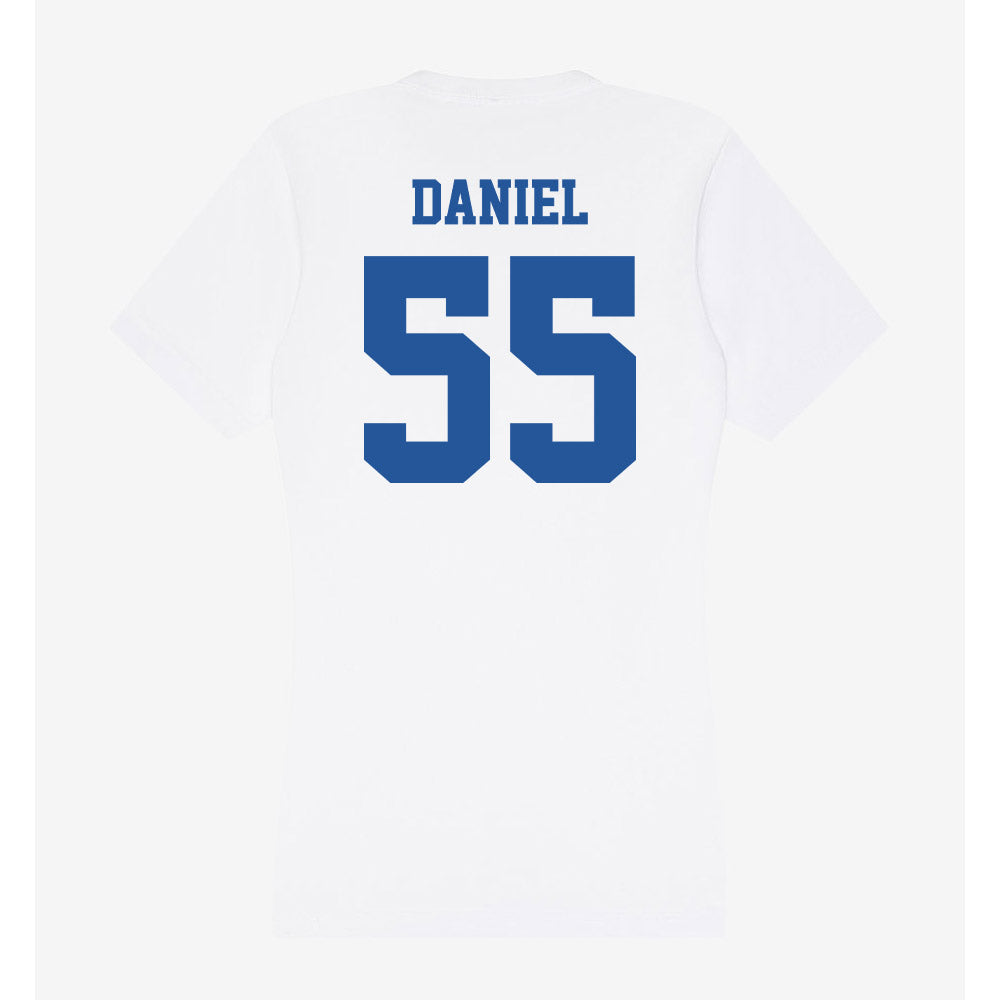 Hampton - NCAA Football : Zyir Daniel - Women's V-Neck T-Shirt-1