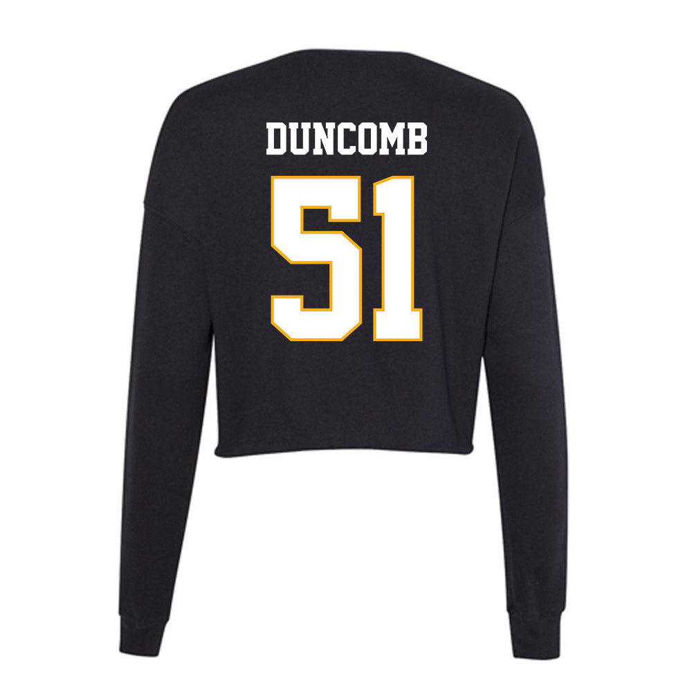 Winthrop - NCAA Men's Basketball : Logan Duncomb - Classic Shersey Women's Cropped Crew Fleece-1