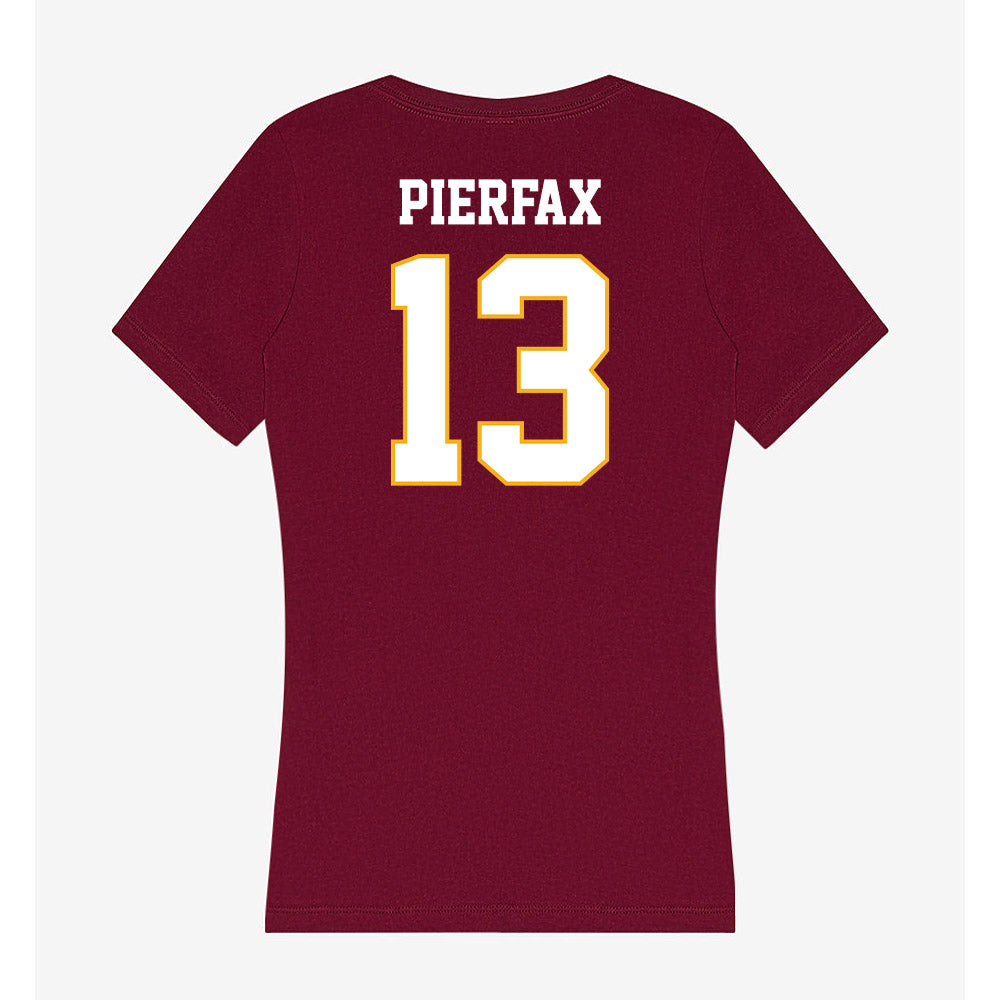 Winthrop - NCAA Women's Basketball : Mya Pierfax - Classic Shersey Women's V-Neck T-Shirt-1