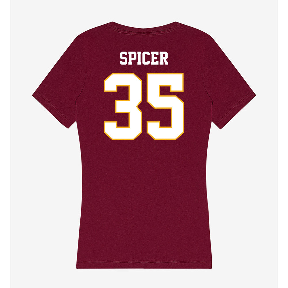 Winthrop - NCAA Women's Lacrosse : Janie Spicer - Classic Shersey Women's V-Neck T-Shirt-1