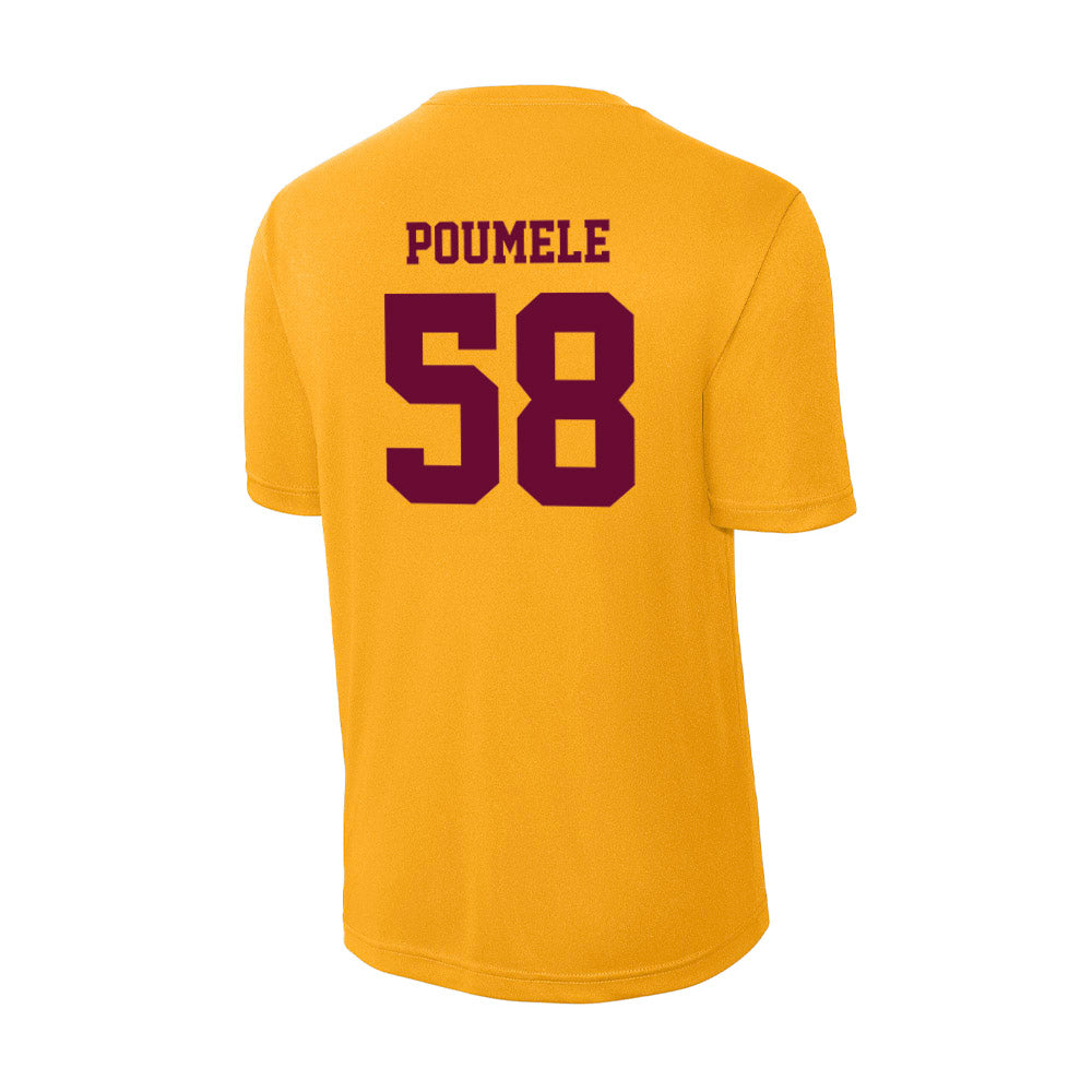 Central Michigan - NCAA Football : Apisa Poumele - Activewear T-Shirt-1