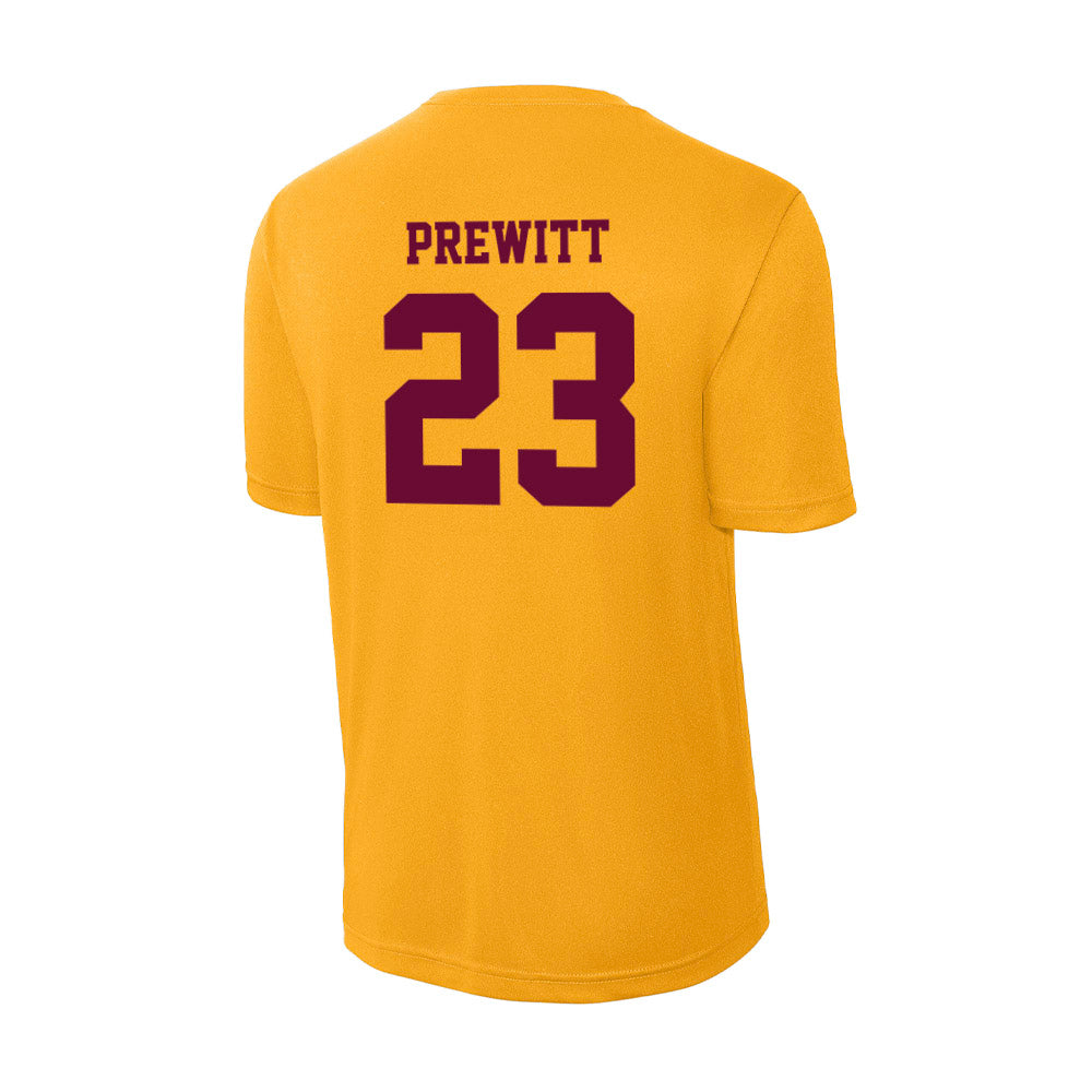 Central Michigan - NCAA Women's Basketball : Demetria Prewitt - Activewear T-Shirt-1