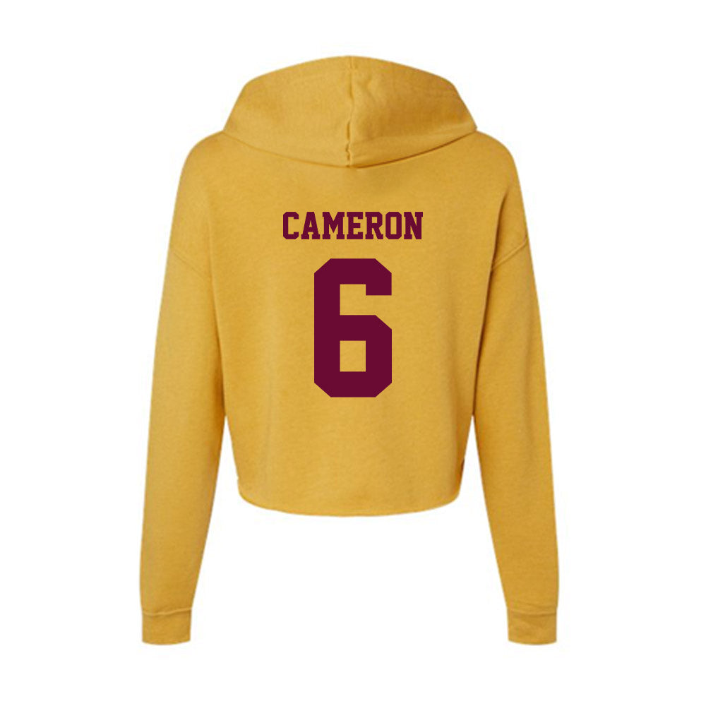 Central Michigan - NCAA Women's Soccer : Grace Cameron - Women's Crop Fleece Hoodie-1