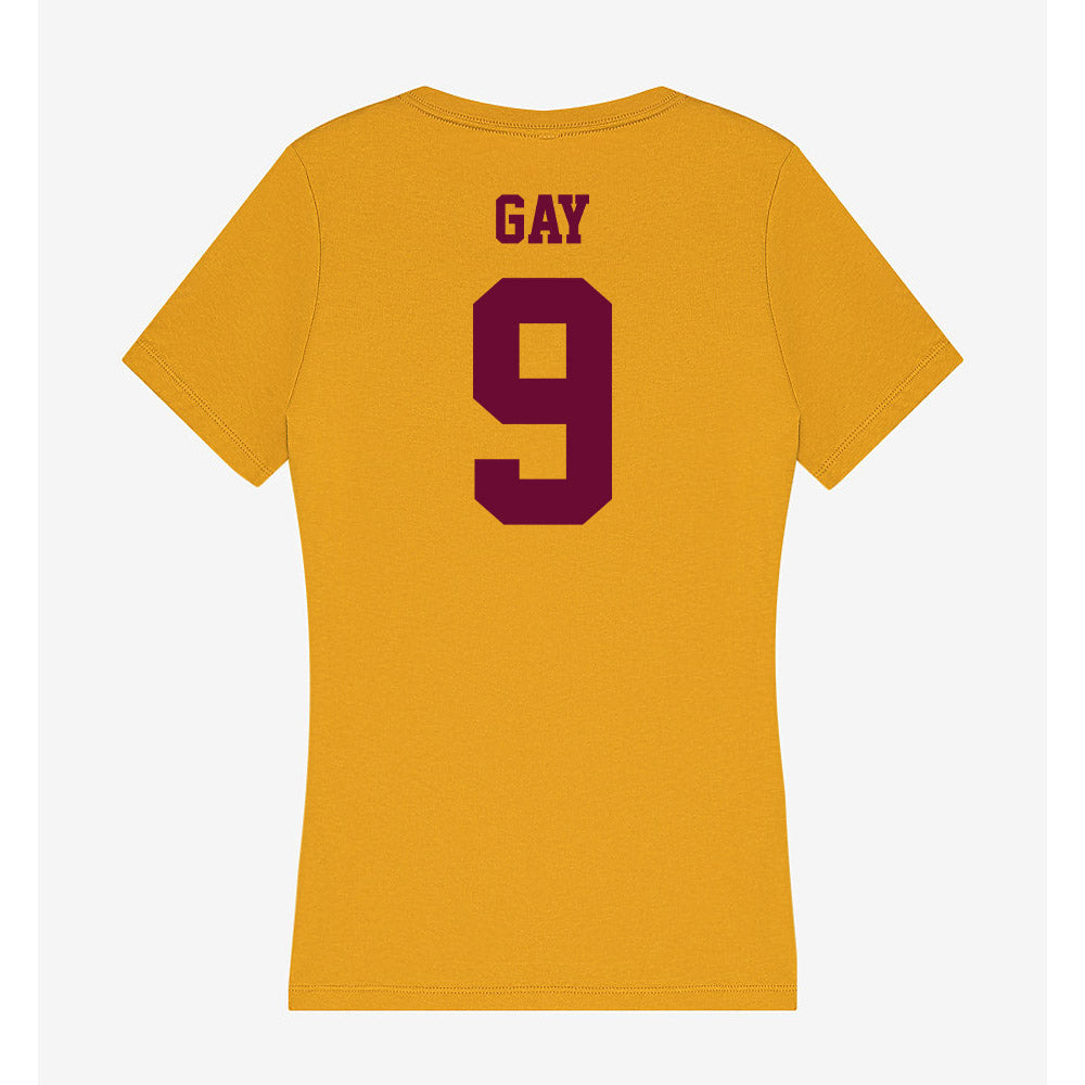 Central Michigan - NCAA Football : Mark Gay - Women's V-Neck T-Shirt-1