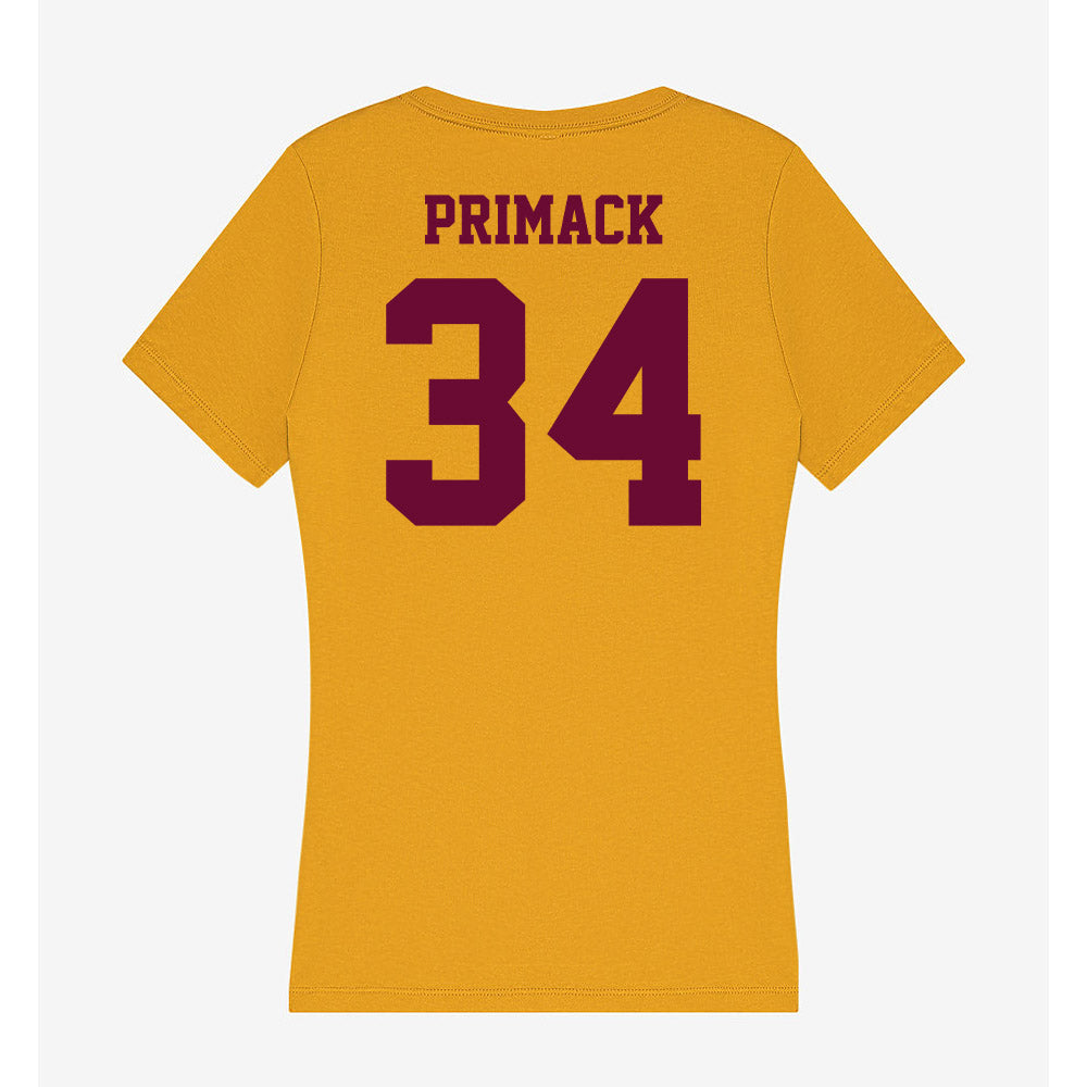 Central Michigan - NCAA Women's Soccer : Taylor Primack - Women's V-Neck T-Shirt-1