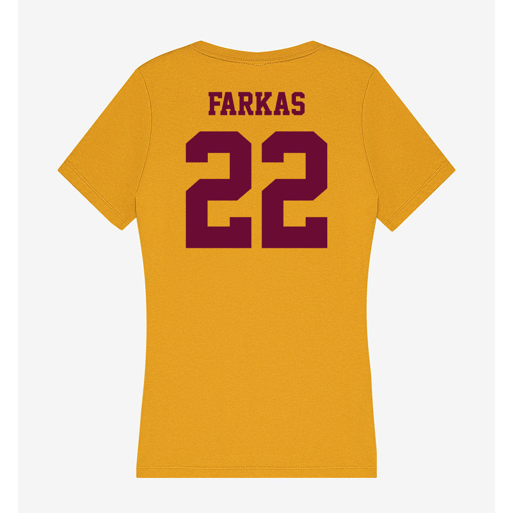 Central Michigan - NCAA Women's Soccer : Ella Farkas - Women's V-Neck T-Shirt-1