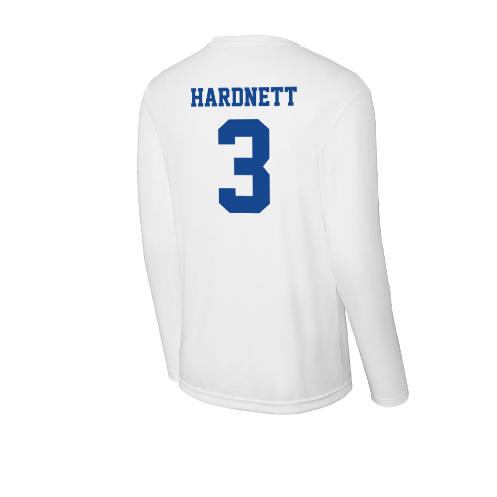 CNU - NCAA Men's Lacrosse : Jayden Hardnett - Activewear Long Sleeve T-Shirt-1