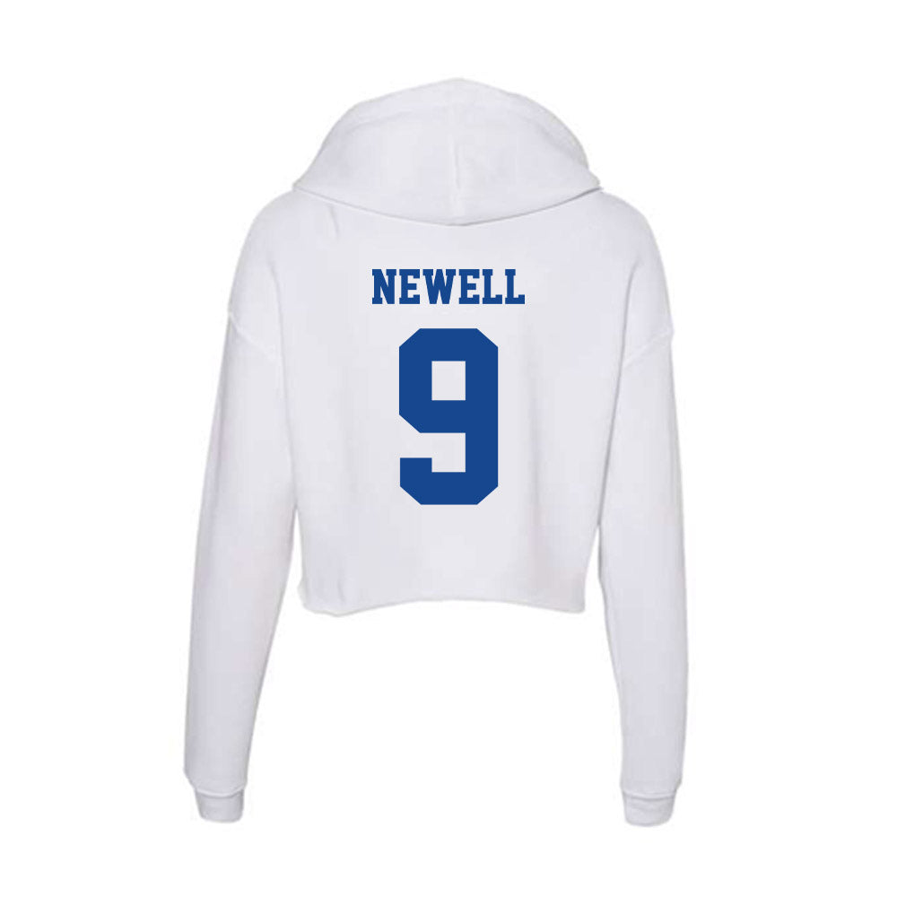 CNU - NCAA Baseball : Cooper Newell - Women's Crop Fleece Hoodie-1