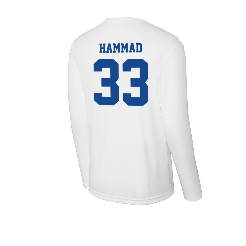 CNU - NCAA Men's Basketball : Hasan Hammad - Activewear Long Sleeve T-Shirt-1