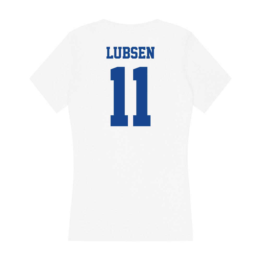 CNU - NCAA Baseball : Lincoln Lubsen - Women's V-Neck T-Shirt-1