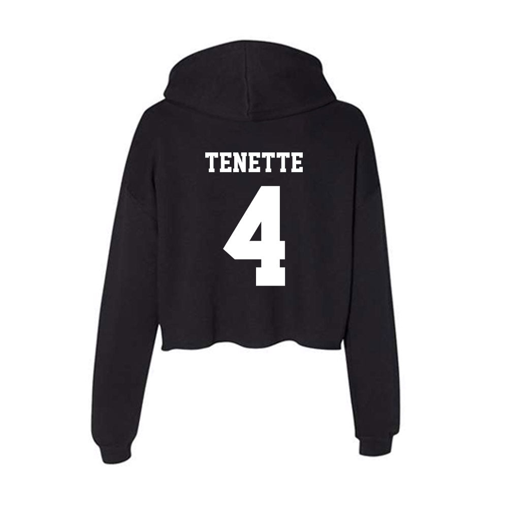 New Mexico - NCAA Men's Basketball : Uriah Tenette - Women's Crop Fleece Hoodie-1