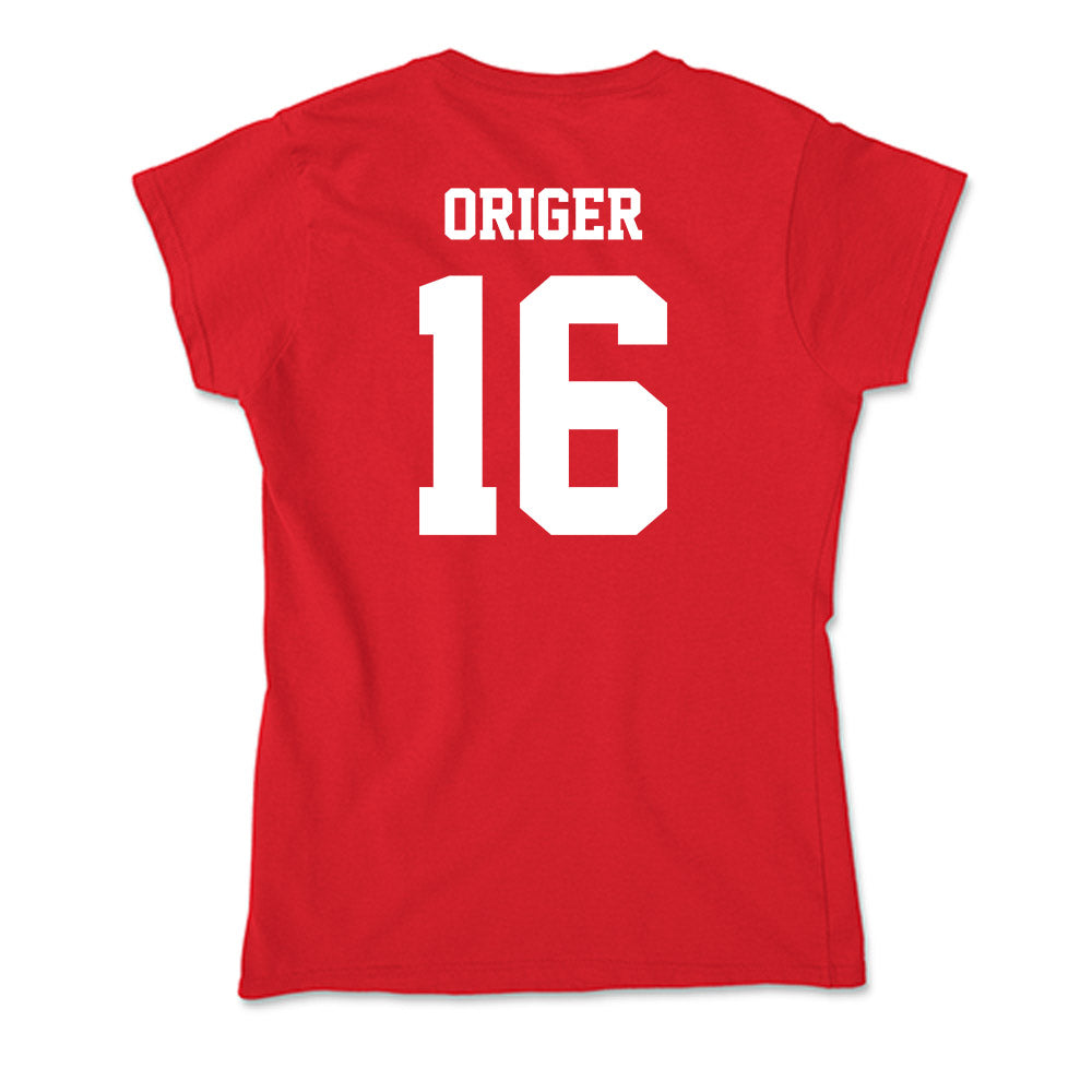 New Mexico - NCAA Baseball : Grant Origer - Soft Style Women’s T-Shirt-1