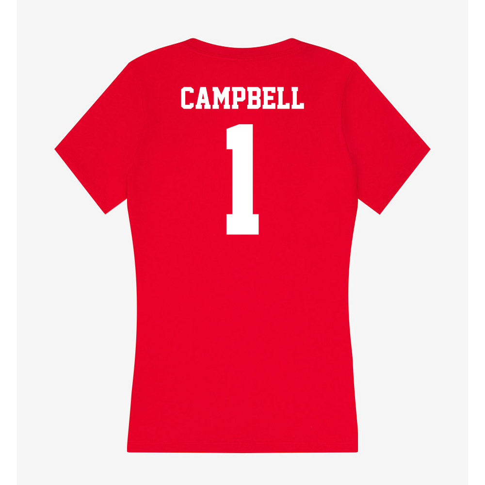 New Mexico - NCAA Women's Soccer : Alyson Campbell - Women's V-Neck T-Shirt-1