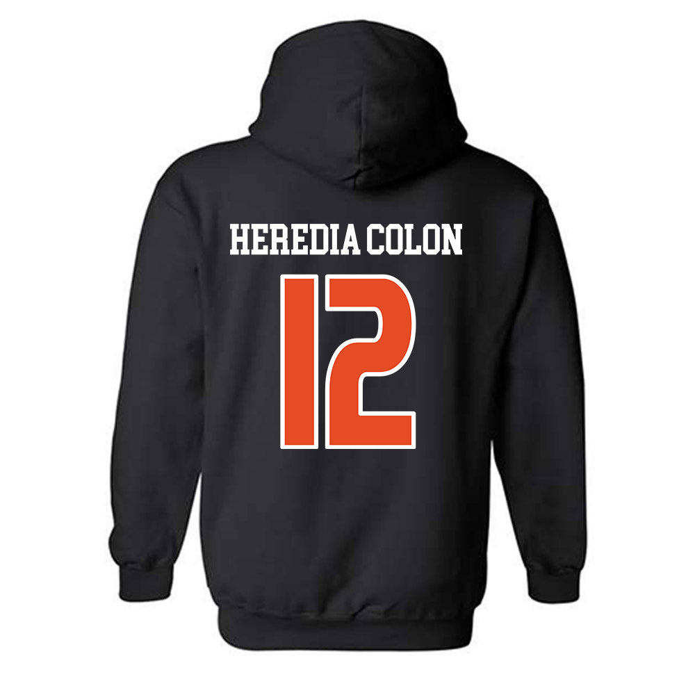 Miami - NCAA Women's Volleyball : Flormarie Heredia Colon - Hooded Sweatshirt-1