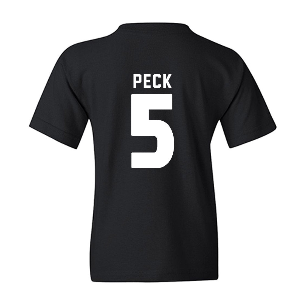 Miami - NCAA Women's Soccer : Amanda Peck - Replica Shersey Youth T-Shirt-1