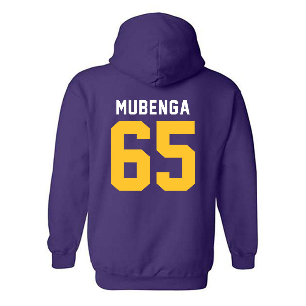 LSU - NCAA Football : Paul Mubenga - Classic Shersey Hooded Sweatshirt-1