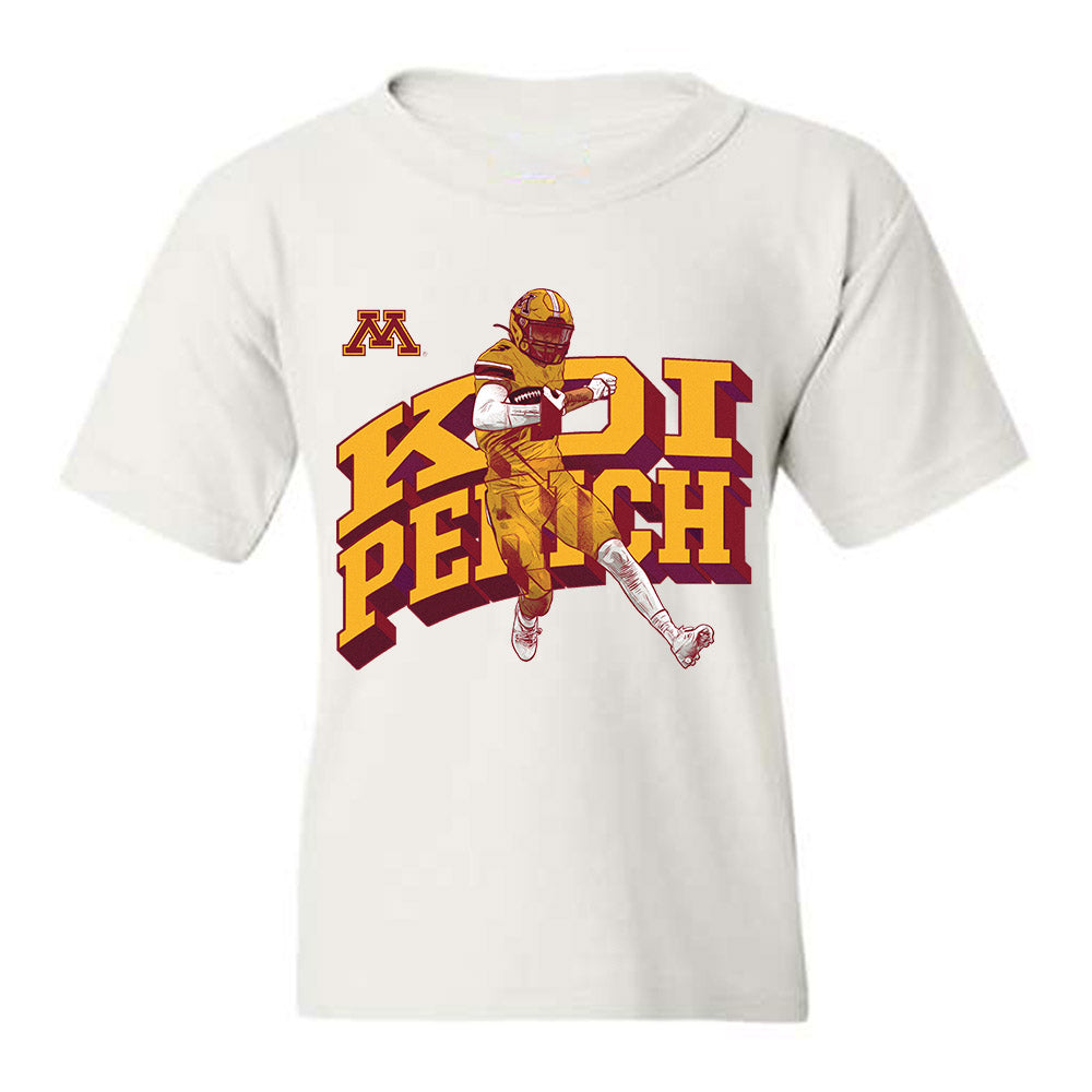 Minnesota - NCAA Football : Koi Perich - Individual Caricature Youth T-Shirt