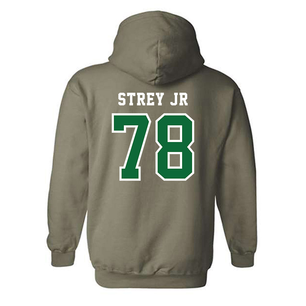 EMich - NCAA Football : Dennis Strey Jr - Classic Shersey Hooded Sweatshirt-1